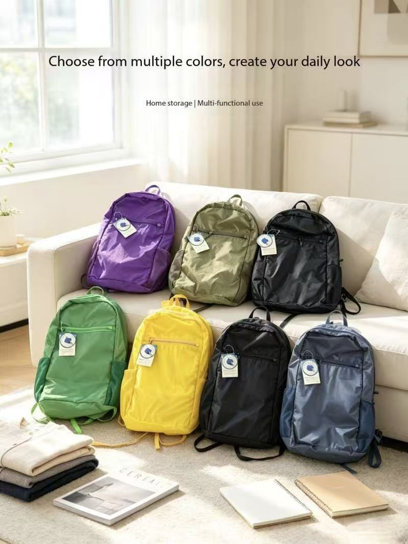 Canvas Backpack Casual - Mochila ligera de 15 litros de